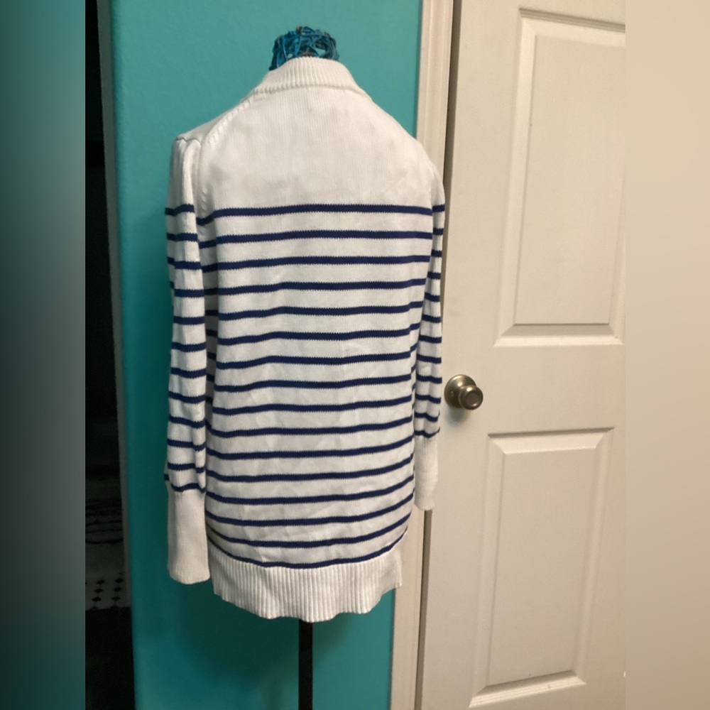 Blue Stripe Bar Harbor Sweater - Picture 7 of 9